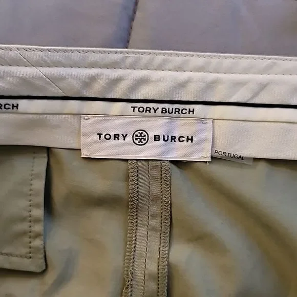 Tory Burch nwt SAILOR PANT in light olive green. - Picture 12 of 16